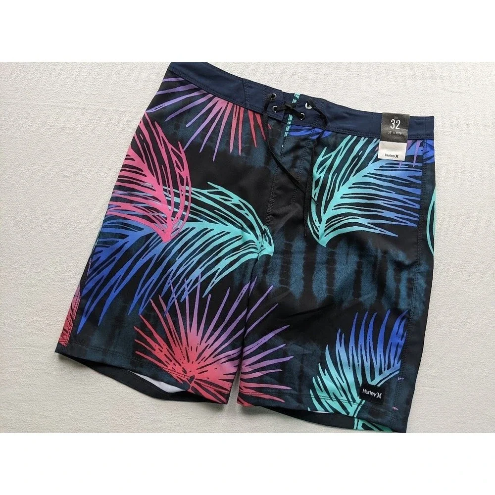 Hurley Boardshorts Men's Size 34 Hawaiian 20